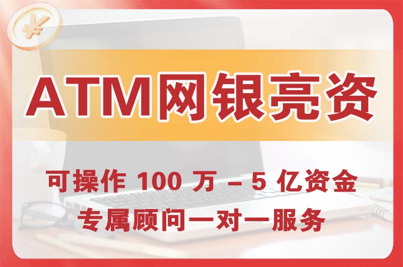 达坂城ATM机、网银亮资显账